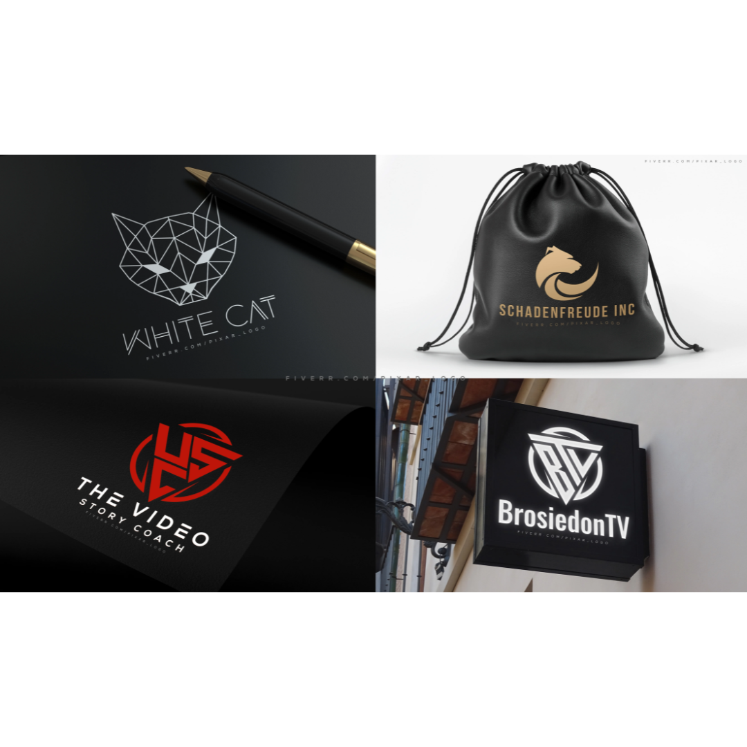 Sleek Minimalist Logo Design with Brand Style Guides