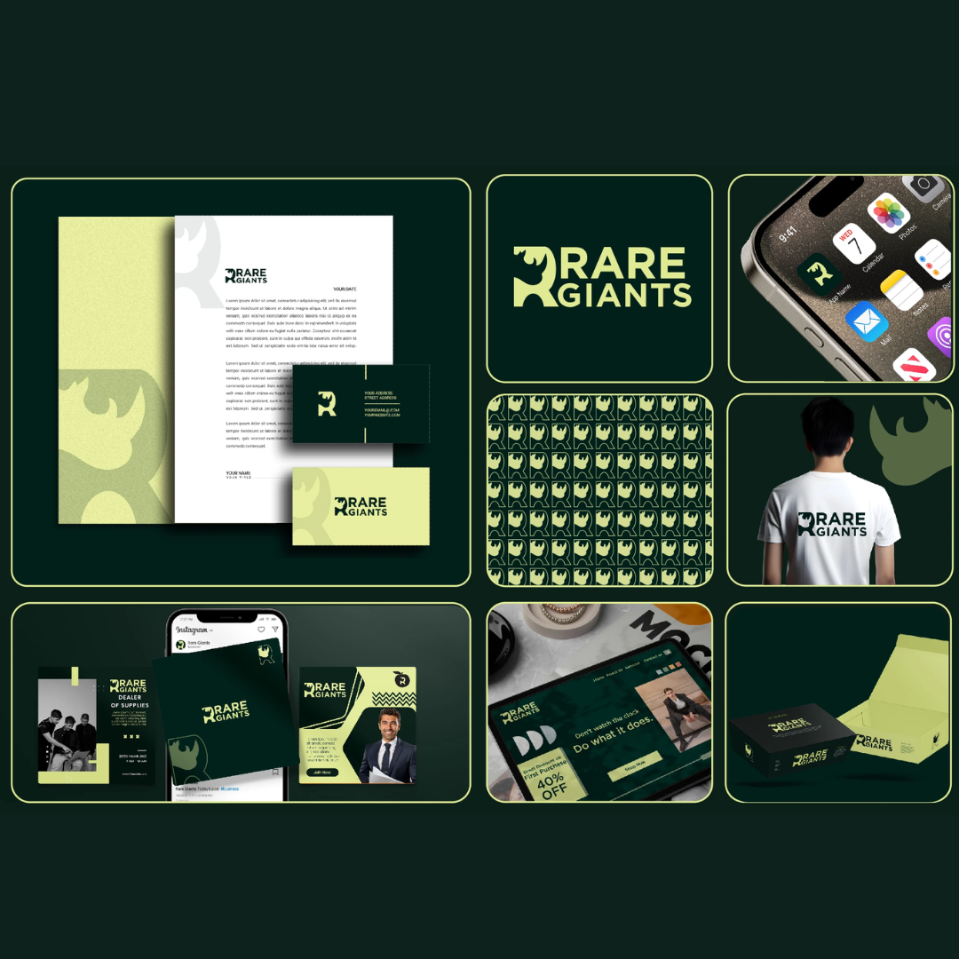 Business Logo and Brand Identity Design with Complete Branding Kit Services